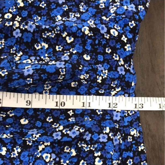 SOLD—Zara blue print dress - Picture 5 of 11